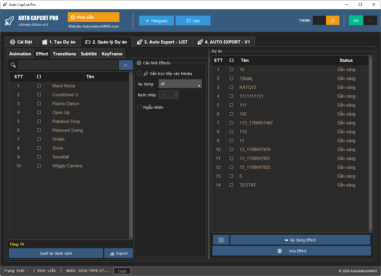 Auto Capcut Pro V3.5