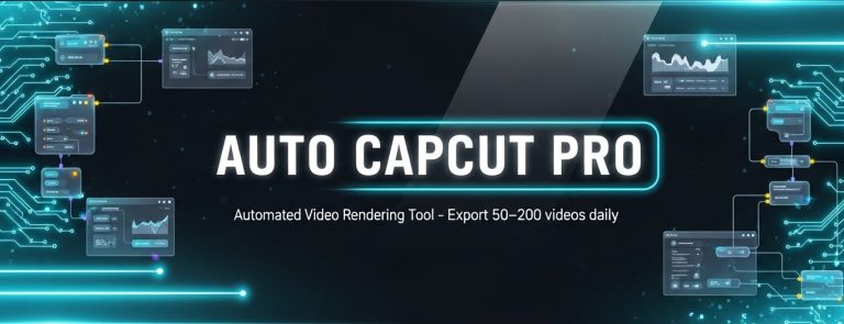 Auto CapCut Pro – Tool Tự Động Tạo Dự Án – Tự Động Xuất Video Cho Creator & MMO 2025